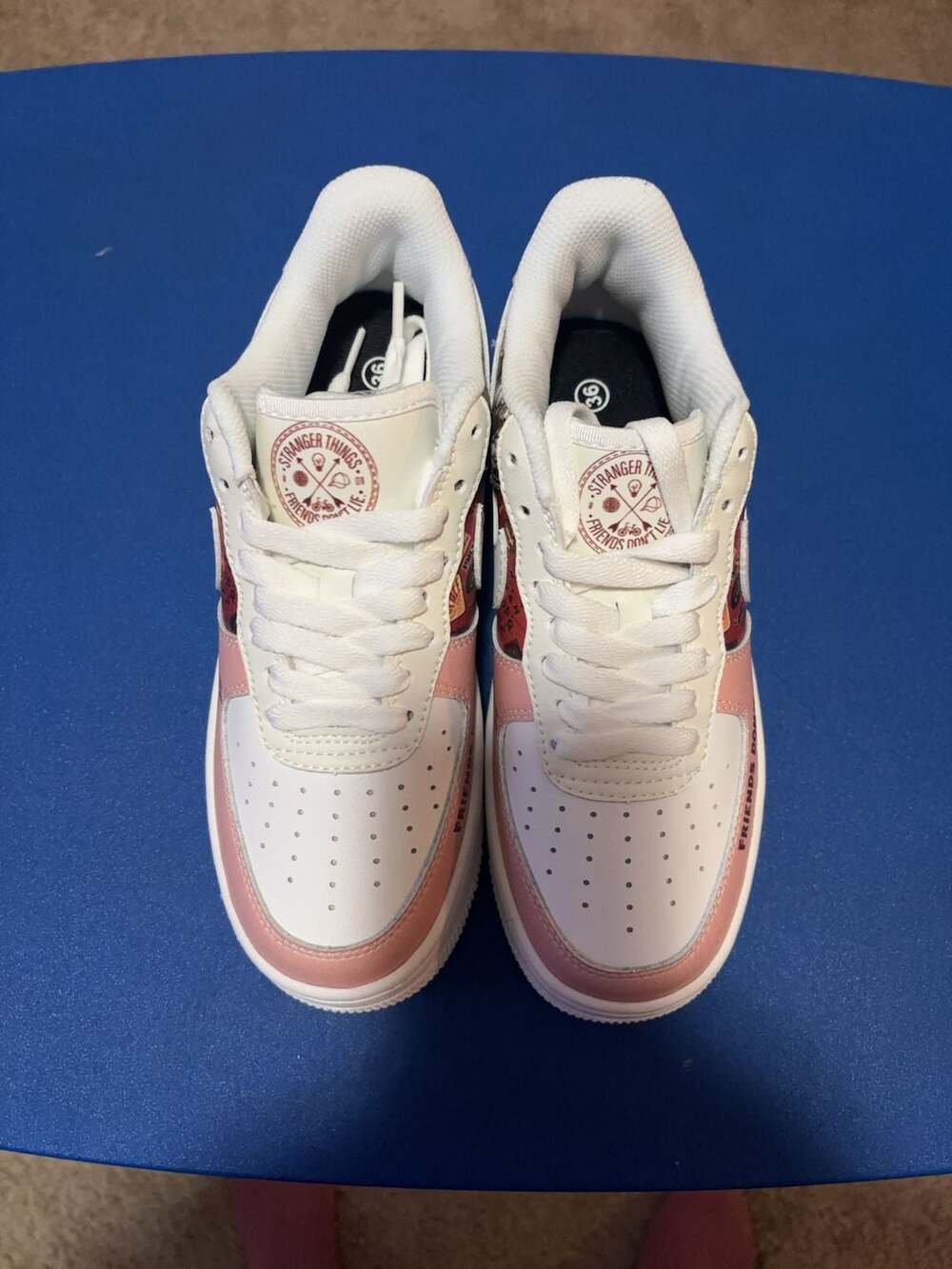 Stranger Things Custom Style Sneakers Size 36